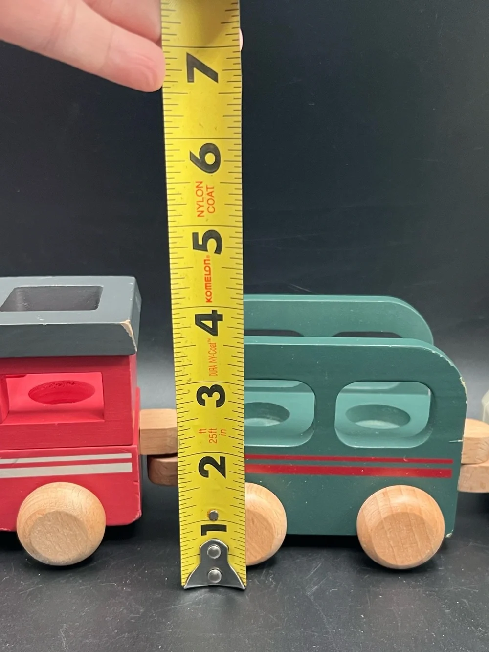 Wood Toy Train Set Hearth & Hand Magnolia Xmas Christmas Holiday Wooden